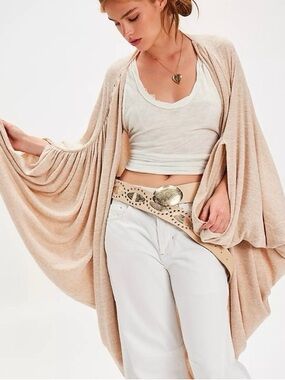 FREE PEOPLE | Oversized Cocoon Duster Cardigan Sweater Size OS - Neutral